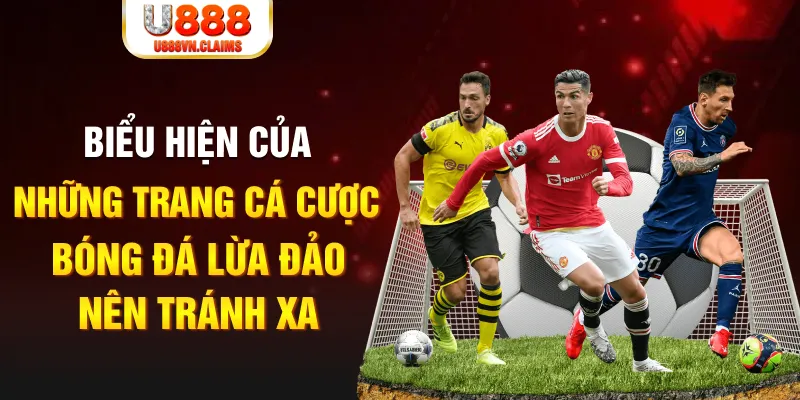 Biểu hiện của những trang cá cược bóng đá lừa đảo, nên tránh xa Biểu hiện của những trang cá cược bóng đá lừa đảo, nên tránh xa