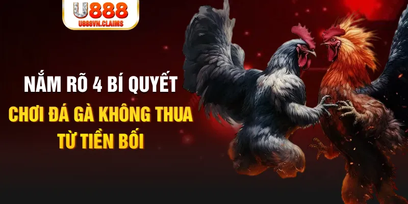 Nắm rõ 4 bí quyết chơi đá gà không thua từ tiền bối Nắm rõ 4 bí quyết chơi đá gà không thua từ tiền bối