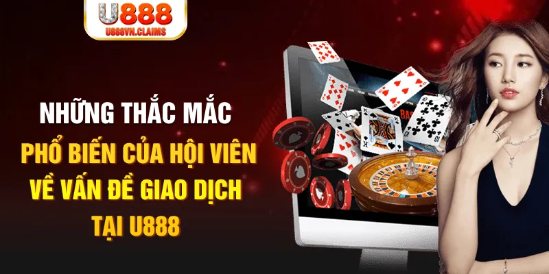 Những thắc mắc phổ biến của hội viên về vấn đề giao dịch tại U888 Những thắc mắc phổ biến của hội viên về vấn đề giao dịch tại U888